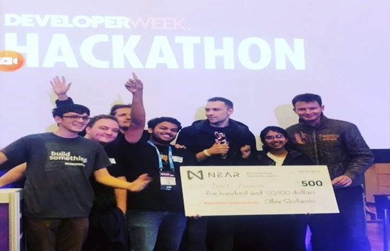 SRM AP students win laurels in Developer Week Hackathon, the world's largest Challenge driven hackathon